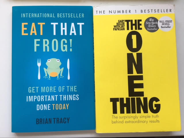 Eat That Frog and The One Thing brilliant books to fight procrastination