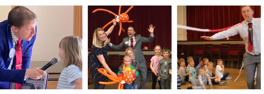 Local children's entertainer near me Ritchie Rosson. Brilliant fun magic shows. 