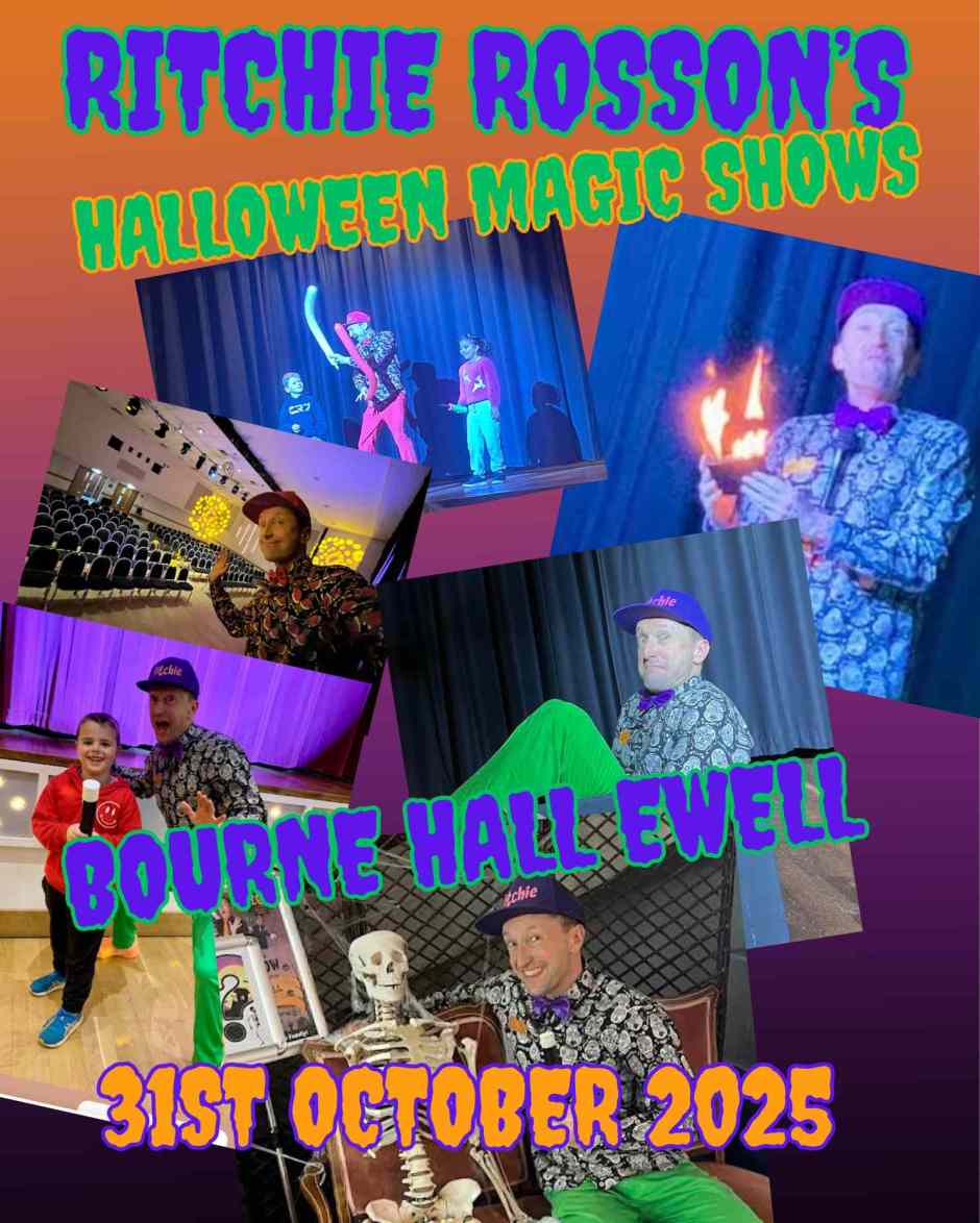 Ritchie's Magic Show this Halloween at Bourne Hall Epsom