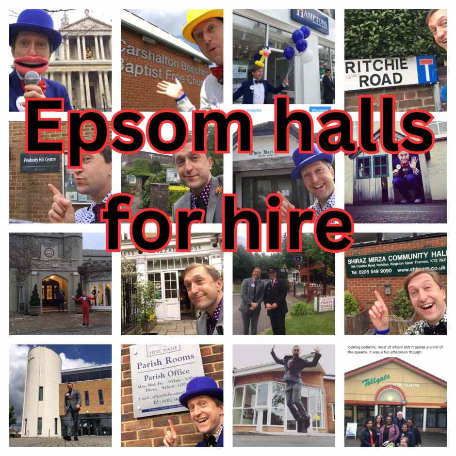 Halls for hire in Epsom
