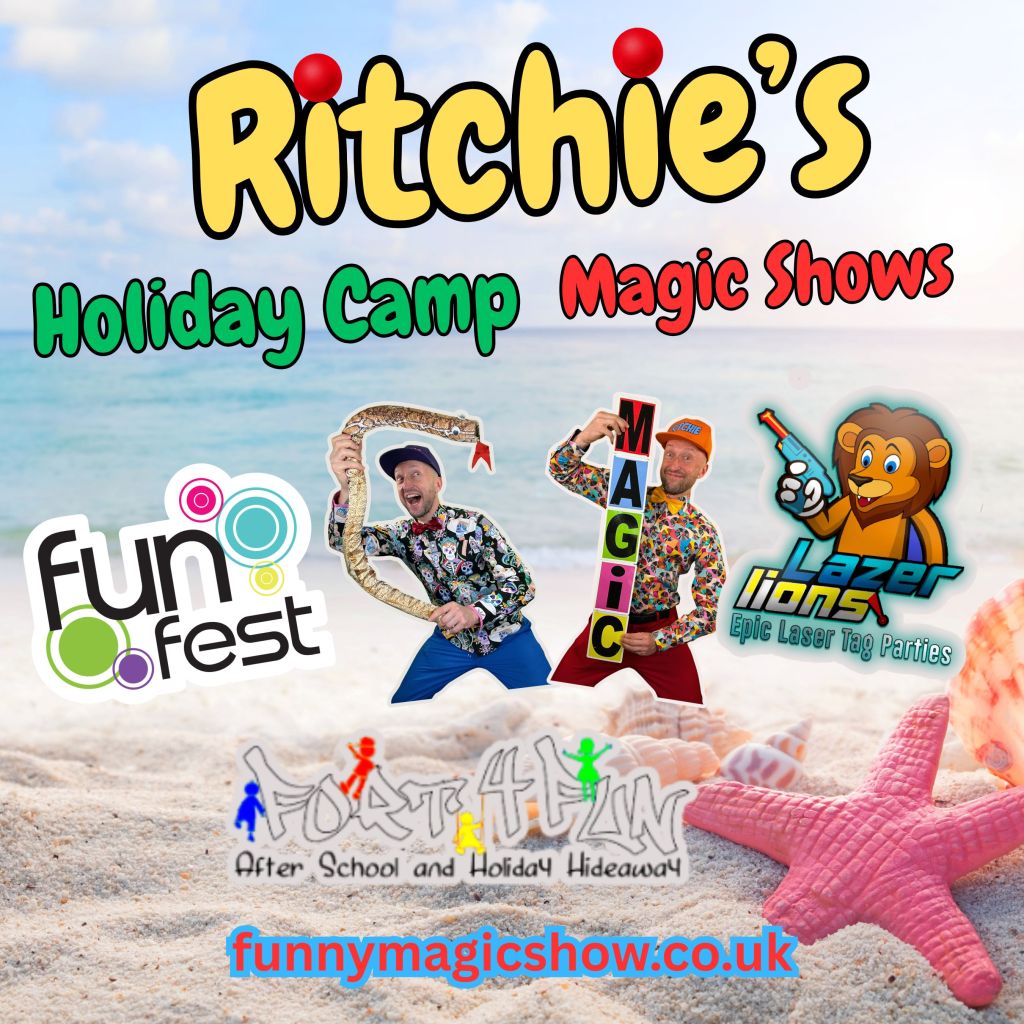Ritchie is performing at holiday camps across London and Surrey in 2026 including Kingston, Worcester Park and Shepard's Bush